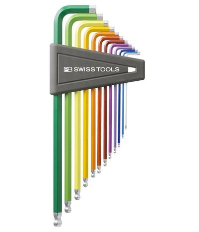 瑞士PB Swiss Tools  彩色英制加長(zhǎng)球頭內(nèi)六角 PB 212ZL.H-12 RB